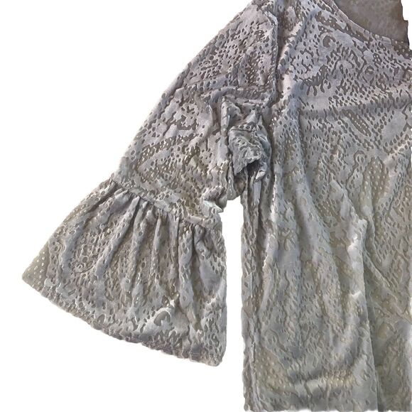 Ruby Rd. Tunic Top 3/4 Bell Sleeve Built In Tank Top XL - Picture 7 of 11